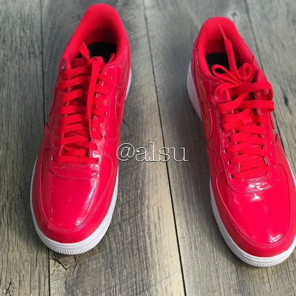 NWT Air Force 1”07 LV8 UV Siren Red M AUTHENTIC - Picture 4 of 8